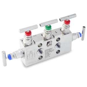 Fuji Electric 5 vožtuvų kolektorius diferencinio slėgio jutikliui