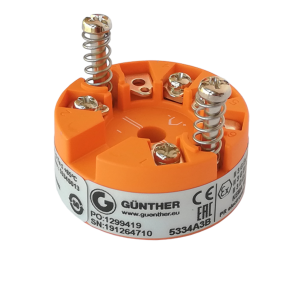 Guenther galvutėje montuojamas signalų keitiklis  GT 5334A3B