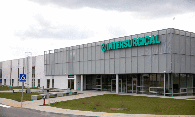 Automatizuota chemijos dozavimo sistema Intersurgical gamykloje